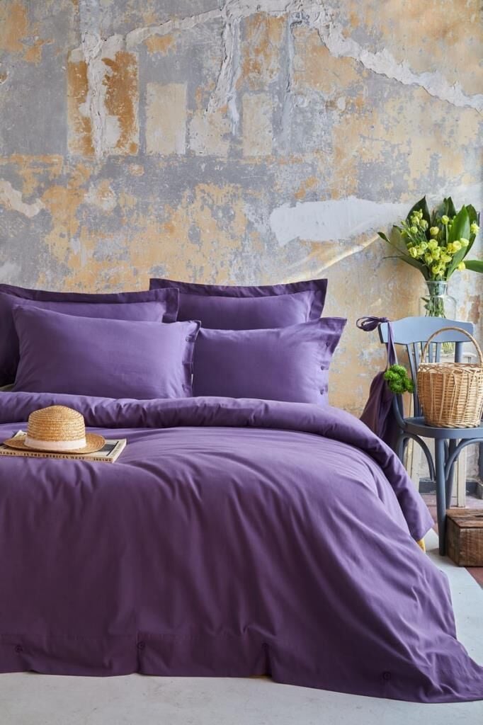 ESENTIAL MÜRDÜM ÇİFT KİŞİLİK NEVRESİM TAKIMI