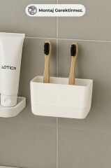 MOLIETTE YAPIŞKANLI DİŞ FIRÇALIK BEYAZ