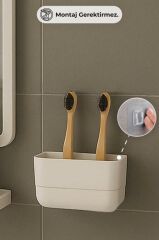 MOLIETTE YAPIŞKANLI DİŞ FIRÇALIK BEYAZ