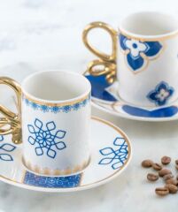 BLUE SKY 6 KİŞİLİK TÜRK KAHVESİ FİNCANI