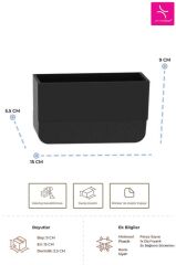 MOLIETTE YAPIŞKANLI DİŞ FIRÇALIK SİYAH