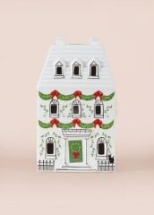 DEKORATİF LED IŞIKLI YILBAŞI EVİ 12X7X19CM