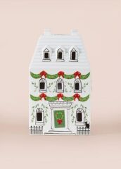 DEKORATİF LED IŞIKLI YILBAŞI EVİ 12X7X19CM