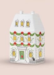DEKORATİF LED IŞIKLI YILBAŞI EVİ 12X7X19CM