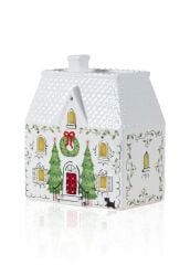 DEKORATİF LED IŞIKLI YILBAŞI EVİ 14X9X17CM