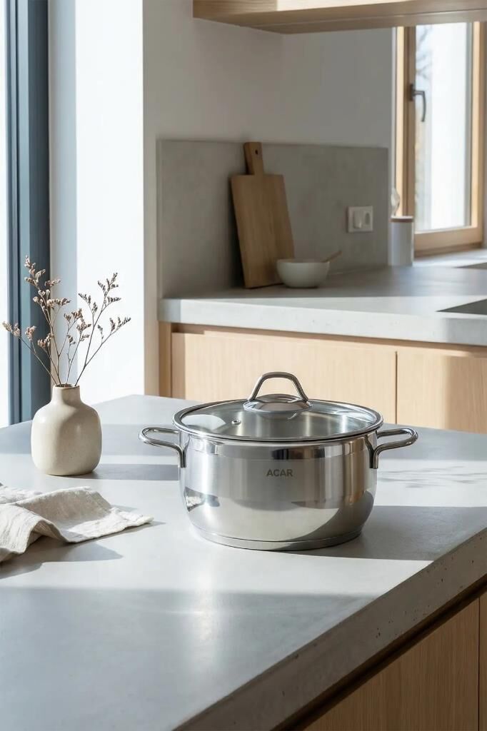 KARAT ÇELİK DERİN TENCERE 24CM