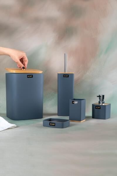 ARIA AKRİLİK 5'Lİ BANYO SETİ GRİ