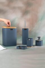 ARIA AKRİLİK 5'Lİ BANYO SETİ GRİ