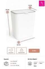 FLIP ÇÖP KOVASI BEYAZ