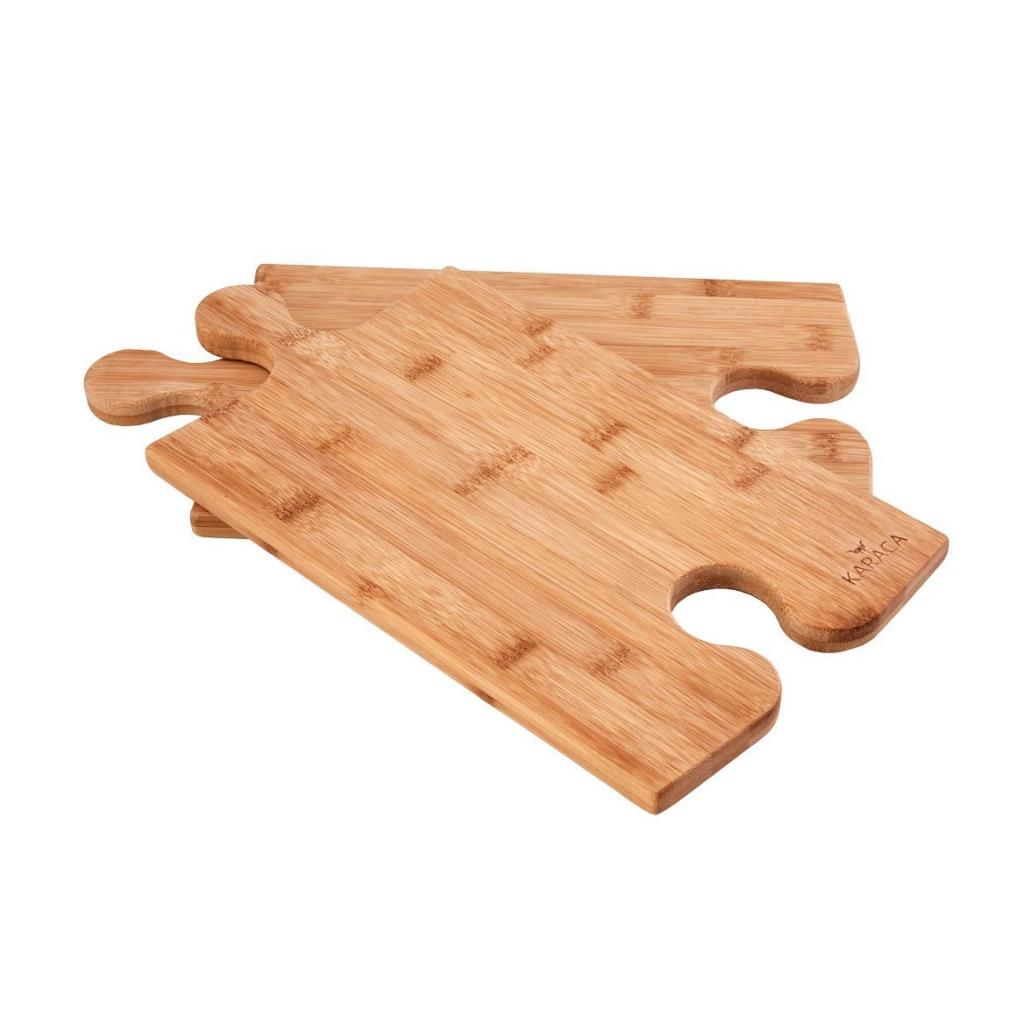 KARACA 2'Lİ PUZZLE KESME TAHTASI