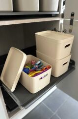 LINEA BOX DÜZENLEYİCİ ORGANİZER 3'LÜ BEJ