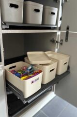 LINEA BOX DÜZENLEYİCİ ORGANİZER 3'LÜ BEJ
