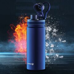 A742-03 ESSENTIALS SPORT TERMOS MATARA LACİVERT 530ML