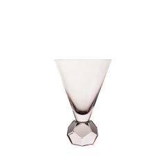 PEMBE KRİSTAL AYAKLI TEKLİ KUP BARDAK