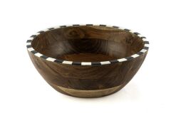 KAROLU AHŞAP KASE 30X11CM