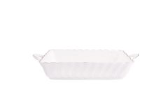 BEYAZ ALTIN PORSELEN KULPLU SUNUM KABI 42CM