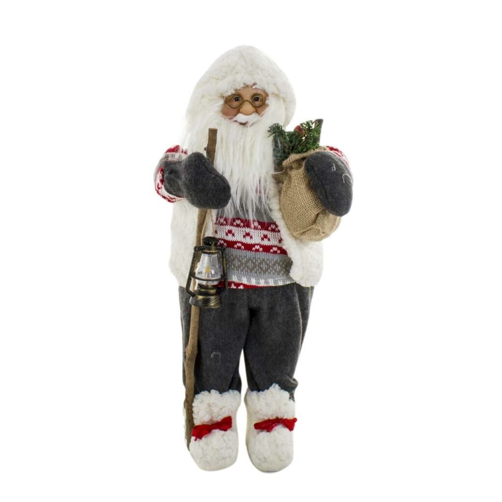 BEYAZ YELEKLİ NOEL BABA 50cm