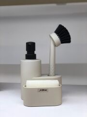 KREM HAZNELİ OVAL SIVI SABUNLUK