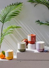 MANDARİN KOKULU MUM SARI 250GR