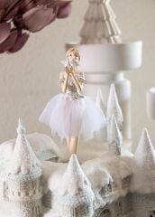 KALE VE BALERİN LED IŞIKLI MÜZİK KUTUSU 30X26X19CM