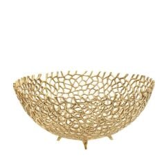 ALTIN METAL KASE/DEKOR 38CM