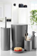 FLORES 6 PARÇA BANYO SETİ GRİ