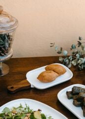 WOODY PORSELEN SERVİS/SUNUM TABAK 29X12CM