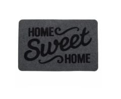 GRİ HOME SWEET HOME YAZILI KAPI ÖNÜ PASPAS 60X40CM