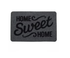 GRİ HOME SWEET HOME YAZILI KAPI ÖNÜ PASPAS 60X40CM