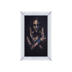 SİYAH ALTIN KADIN TABLO 40x60cm