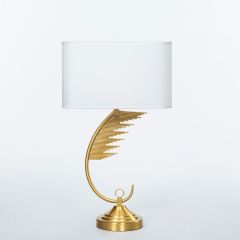 BEYAZ ALTIN ABAJUR 60CM
