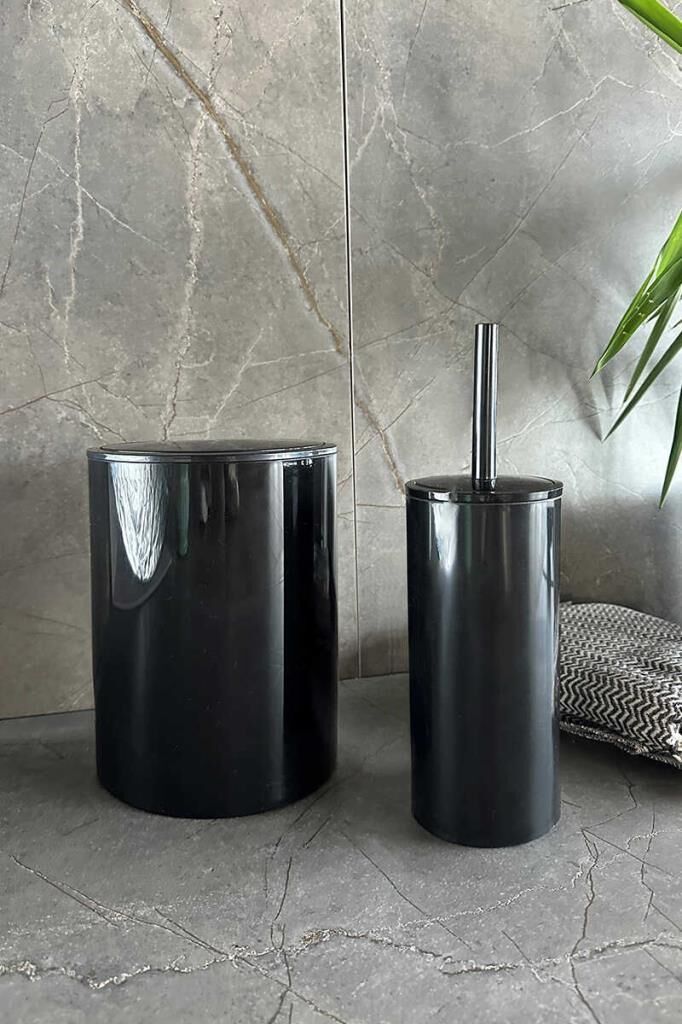 FLORES 2 PARÇA BANYO SETİ SİYAH