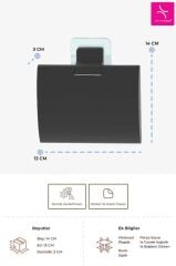MOLIETTE YAPIŞKANLI TUVALE KAĞITLIK SİYAH