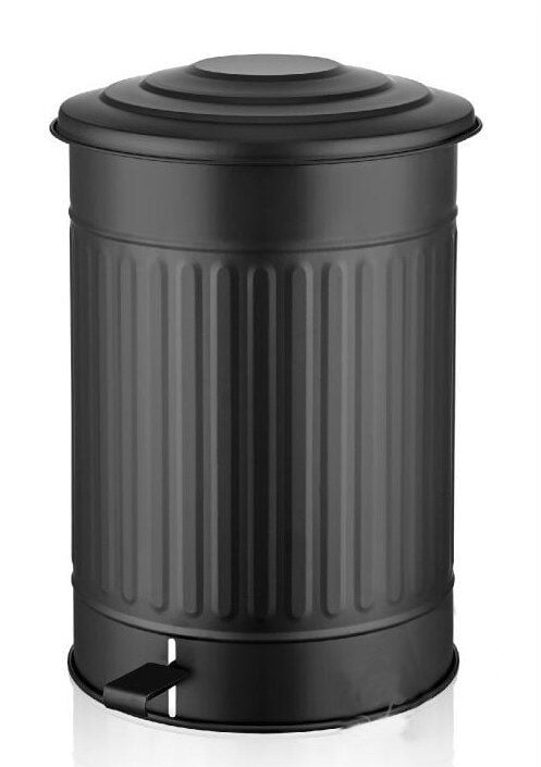 SİYAH BÜYÜK PEDALLI ÇÖP KOVASI