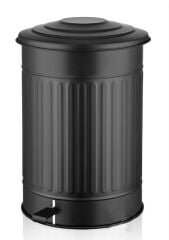 SİYAH BÜYÜK PEDALLI ÇÖP KOVASI
