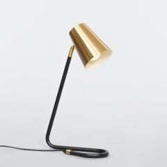 SİYAH ALTIN MASA LAMBASI 50CM