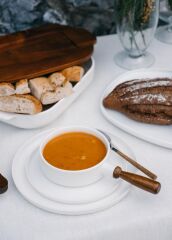 WOODY PORSELEN SERVİS/SUNUM KASE 27X15CM