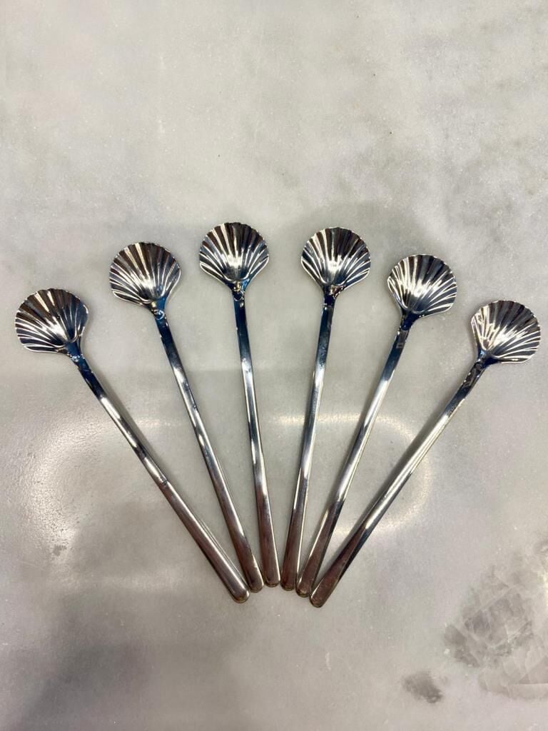 İSTİRİDYE GÜMÜŞ 6'LI ÇAY KAŞIK