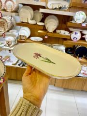 PURE FLEUR KAYIK TABAK DESEN2 25CM