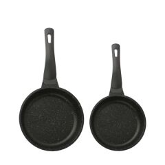 IRON KIRMIZI DÖKÜM GRANİT TAVA SETİ 20-24CM