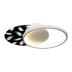 LENSA 450 CAP BEYAZ LEDLİ PLAFONYER AVİZE 3000K 20W