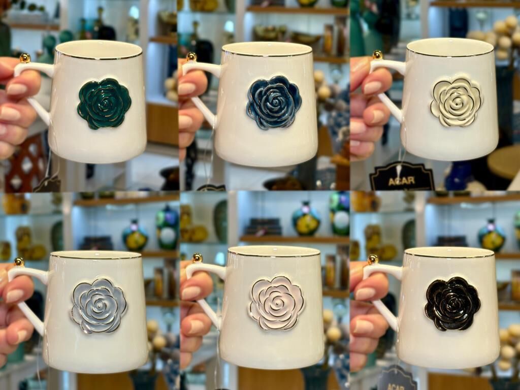 ROZSA 6 RENK KUPA 6'LI