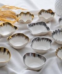 SAFIRA GÜMÜŞ KASE/ÇEREZLİK DESEN4 10CM