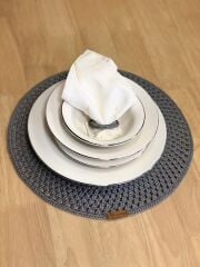 MELONY PLATİN 6 KİŞİLİK 30 PARÇA YEMEK TAKIMI