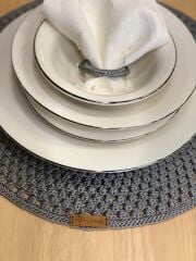 MELONY PLATİN 6 KİŞİLİK 30 PARÇA YEMEK TAKIMI