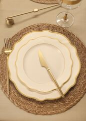 JASWELY BEYAZ 6'LI SERVİS TABAK 27CM