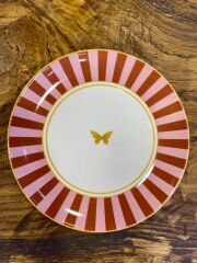 PİNK BUTTERFLY 6 KİŞİLİK 38 PARÇA KAHVALTI SETİ