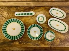 GREEN BUTTERFLY 6 KİŞİLİK 38 PARÇA KAHVALTI SETİ