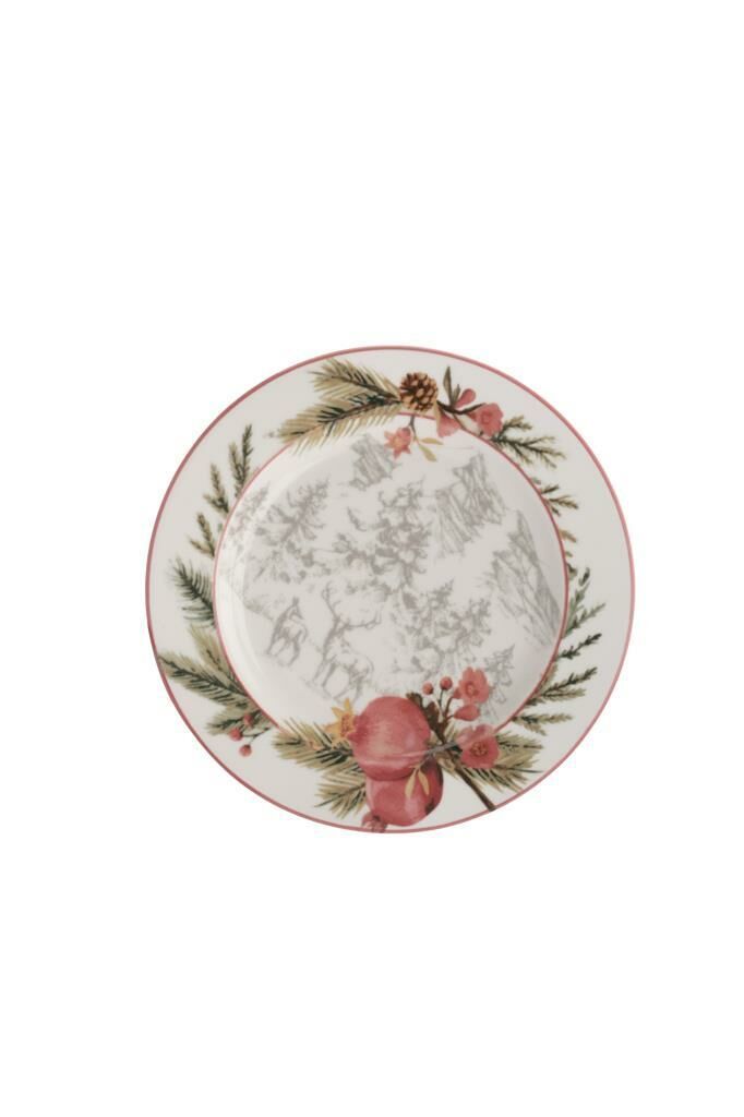 KOZALAK DESEN 6'LI PASTA TABAK 20CM