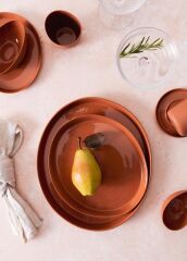 COTTA LIMOGES PASTA TABAK TERRACOTA 22CM